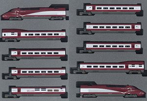 Thalys(タリス) PBA 新塗装 10両セット (10両セット) ★外国形モデル (鉄道模型)