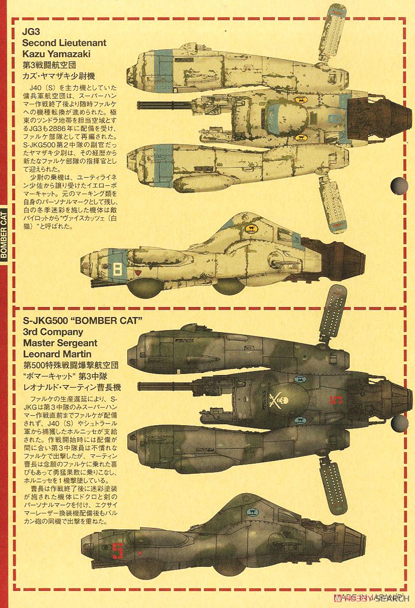 反重力装甲戦闘機 Pkf.85 ファルケ `ボマーキャット` (プラモデル) 解説2
