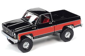 1978 シボレー K10 シルバラード (ブラック/レッド) (ミニカー)