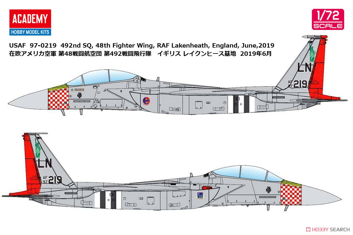F-15E ストライクイーグル `D-DAY 75周年記念塗装` (プラモデル) 塗装1