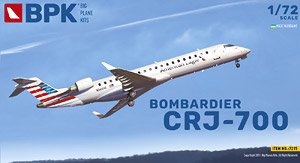 ボンバルディア CRJ-700 北米航空会社 (プラモデル)