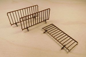 Mobile Steel Barriers (Set of 3) (Plastic model)