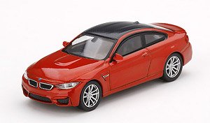 BMW M4 (F82) サキールオレンジ (左ハンドル) (ミニカー)