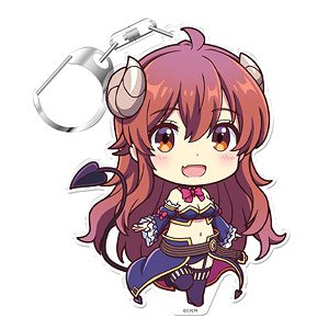 The Demon Girl Next Door Puni Colle! Key Ring (w/Stand) Shadow Mistress Yuko Crisis Management Form Ver. (Anime Toy)
