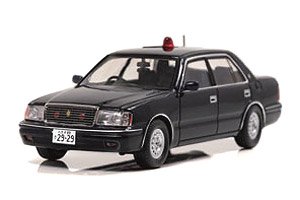 Toyota Crown (JZS155Z) 1998 Metropolitan Police Department Expressway Traffic Police Unit Vehicle (Unmarked Patrol Car Navy Blue) (Diecast Car)