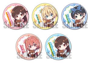 Trading Can Badge Rent-A-Girlfriend Gyugyutto (Set of 5) (Anime Toy)
