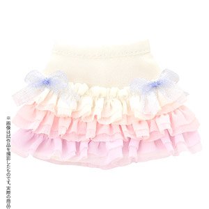 Sugar Dream PNS Osatou Ribbon Frill Skirt II (Pink x Pastel Lavender) (Fashion Doll)