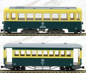 The Railway Collection Narrow Gauge 80 Nekoya Line Direct Tram (All Steel Body Car) + Passenger Car (2-Car Set) (Model Train)