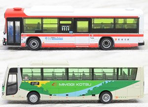 The Bus Collection Miyagi Transportation 50th Anniversary (2 Cars Set) (Model Train)