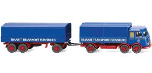 (HO) Flatbed Road Train (MB LP 333) `Transit Transport` (Model Train)