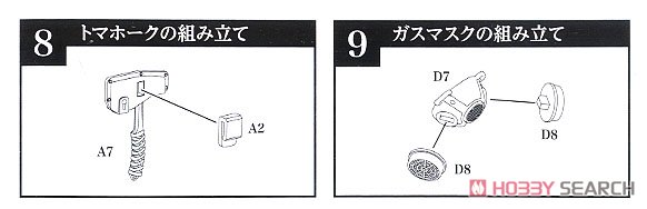 1/12 Little Armory (LD030) Zombie Hunter Set A (Plastic model) Assembly guide3