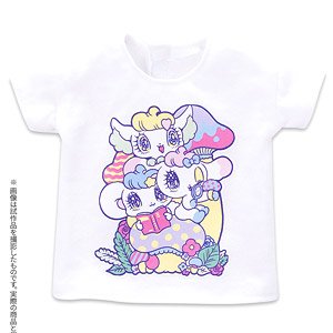 Kinoko Planet x Peropero Sparkles [Big T-shirt One-piece] (White) (Fashion Doll)
