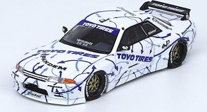 Nissan Skyline GTR R32 Rocket Bunny-Pandem `Toyo Tires` (Diecast Car)