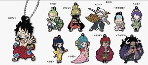 One Piece Rubber Mascot Wano Country Ver. (Set of 10) (Anime Toy)