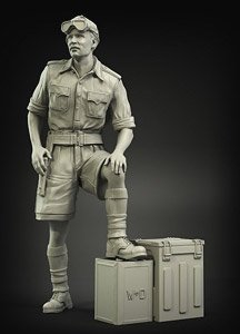 British RAC Officer North Africa No.1 (Plastic model)