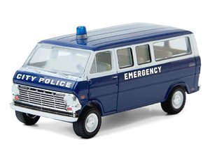 1969 Ford Club Wagon - City Police Emergency (ミニカー)