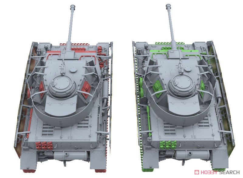 ドイツ IV号戦車 H型 初期/中期型 (2in1) (プラモデル) その他の画像5