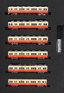 Hanshin Series 2000 (2203 Formation, Pantograph Reduction) Six Car Formation Set (w/Motor) (6-Car Set) (Pre-colored Completed) (Model Train)