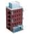 Painted Business Building (Brown) Standard 5-story (Unassembled Kit) (Model Train) Item picture1