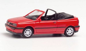 (HO) フォルクスワーゲン ゴルフIII カブリオレ レッド (鉄道模型)