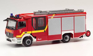(HO) メルセデスベンツ アテゴ 13 Ziegler Z-Cab ディンクラーゲ消防隊 (鉄道模型)