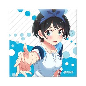彼女、お借りします スクエア缶バッジ 瑠夏 (キャラクターグッズ)