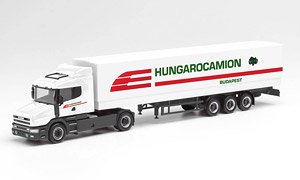 (HO) スカニア tarp セミトレーラー `Hungarocamion` (鉄道模型)