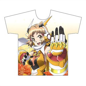 [戦姫絶唱シンフォギアXV] フルグラフィックTシャツ (響/ギア) Mサイズ (キャラクターグッズ)