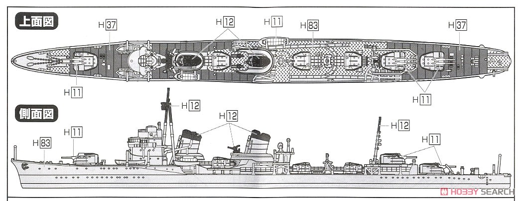 特型駆逐艦II型 綾波 (プラモデル) 塗装3