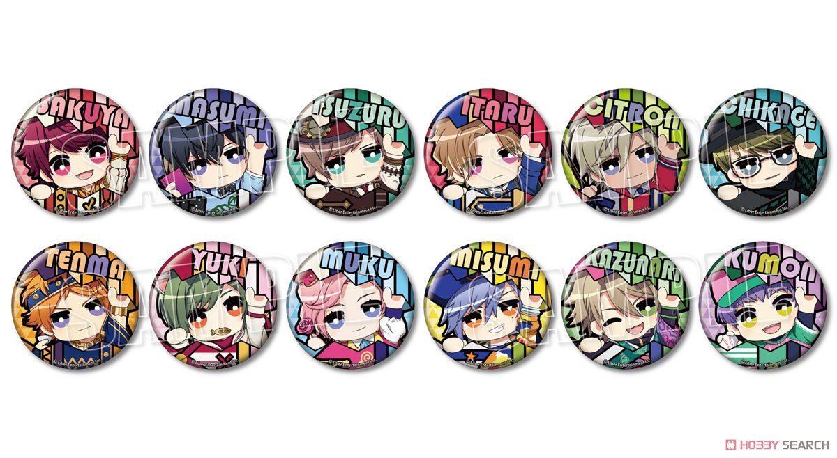 A3! Hyokotto Trading Can Badge Starring Costume Ver. Spring Troupe & Summer Troupe Box (Set of 12) (Anime Toy) 商品画像1