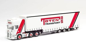 (HO) Scania R 13 TL Meusburger truck `Toten Transport` (Model Train)