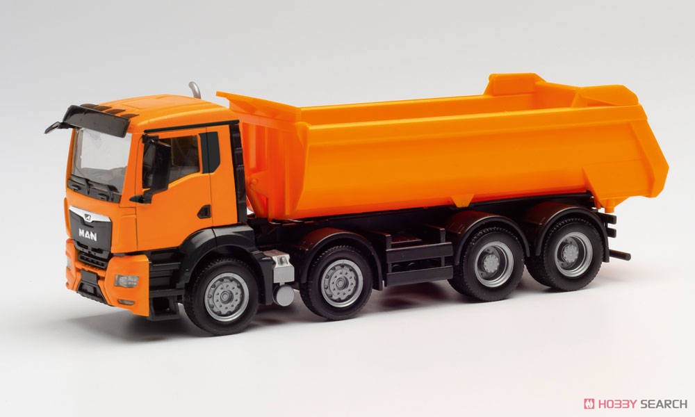 (HO) MAN TGS NN Dump Truck 4-axle Orange (Model Train) Item picture1