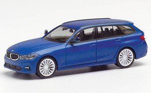 (HO) BMW 3シリーズ ツーリングブルーメタリック (BMW 3er touring TM) (鉄道模型)