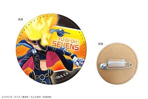 Yu-Gi-Oh! Sevens Synthetic Leather Can Badge 01 Sevens Road Magician (Anime Toy)