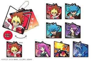 Yu-Gi-Oh! Sevens Trading Slide Key Ring (Set of 8) (Anime Toy)