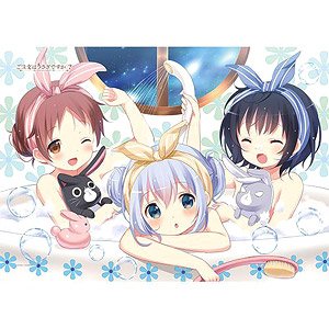 [Is the Order a Rabbit??] Comforter Cover (Chino & Maya & Megu) (Anime Toy)
