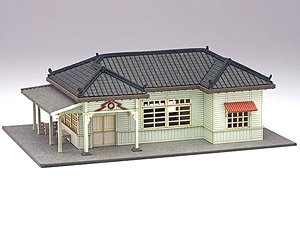 1/150 Scale Paper Model Kit Station Series 17 : Local Station Building / Niimura Station Type (Unassembled Kit) (Model Train)