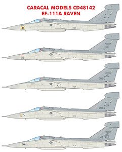 アメリカ空軍 EF-111 レイブン用 デカール (デカール)