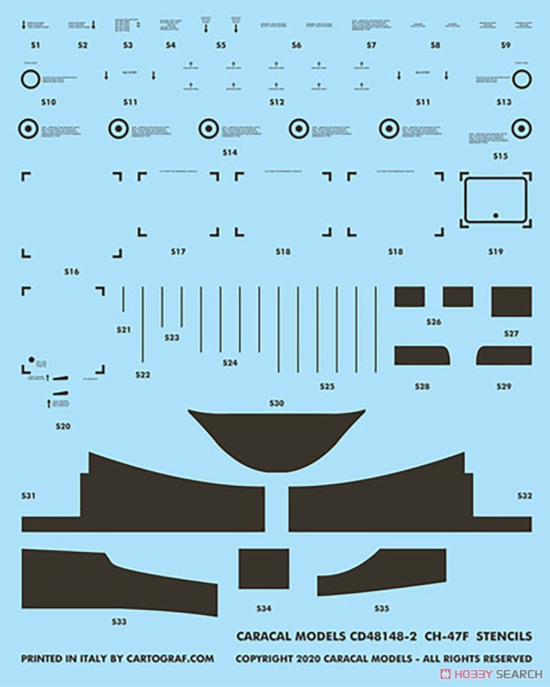 CH-47 チヌーク用 デカール (デカール) 商品画像2