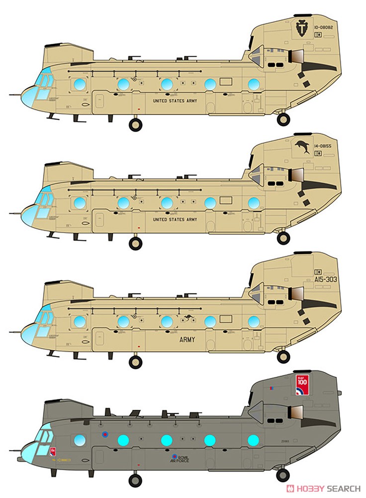 CH-47 チヌーク用 デカール (デカール) その他の画像3