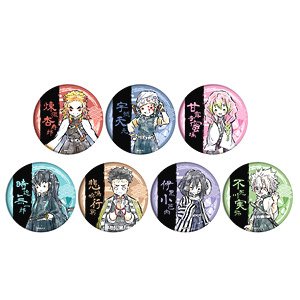 Can Badge [Demon Slayer: Kimetsu no Yaiba] 03 Box (GraffArt) (Set of 7) (Anime Toy)