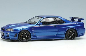 Nissan Skyline GT-R (BNR34) Nismo R-tune Bayside Blue (Diecast Car)