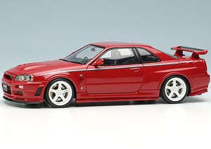 Nissan Skyline GT-R (BNR34) Nismo R-tune Active Red (Diecast Car)