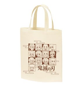 キャラトートバッグ 「鬼滅の刃」 01 集合デザイン (フォトきゃら) (キャラクターグッズ)