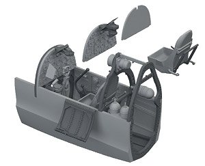 Spitfire Mk.I Cockpit (for Eduard) (Plastic model)