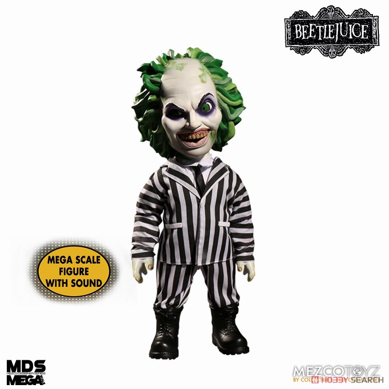 デザイナーシリーズ/ BEETLEJUICE: ビートルジュース 15インチ メガスケール フィギュア with サウンド (完成品) 商品画像1