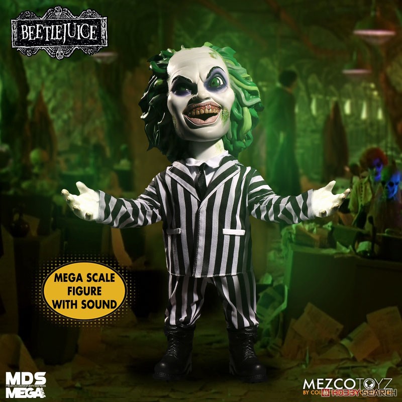 デザイナーシリーズ/ BEETLEJUICE: ビートルジュース 15インチ メガスケール フィギュア with サウンド (完成品) その他の画像1