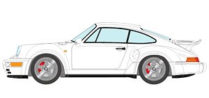 Porsche 911 (964) Turbo S Light Weight 1992 ホワイト (ブラック/レッドインテリア) (ミニカー)