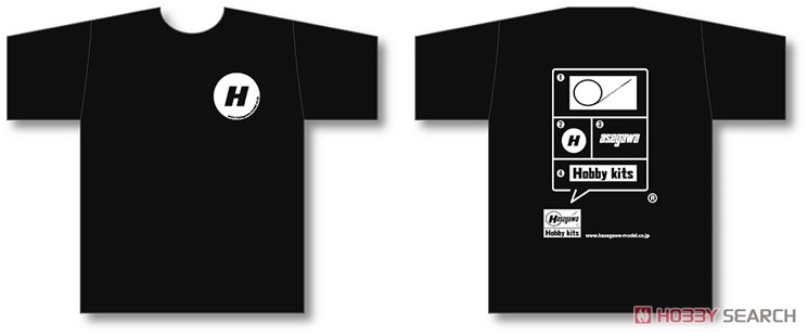 ハセガワ Tシャツ ブラック XL (ミリタリー完成品) その他の画像1