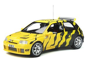 ルノー クリオ マキシ プレゼンテーション (ブラック/イエロー) (ミニカー)